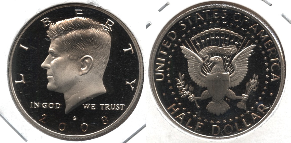 2008-S Clad Kennedy Half Dollar Proof