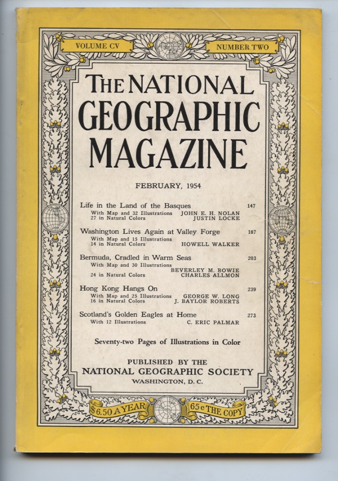 National Geographic Magazine February 1954