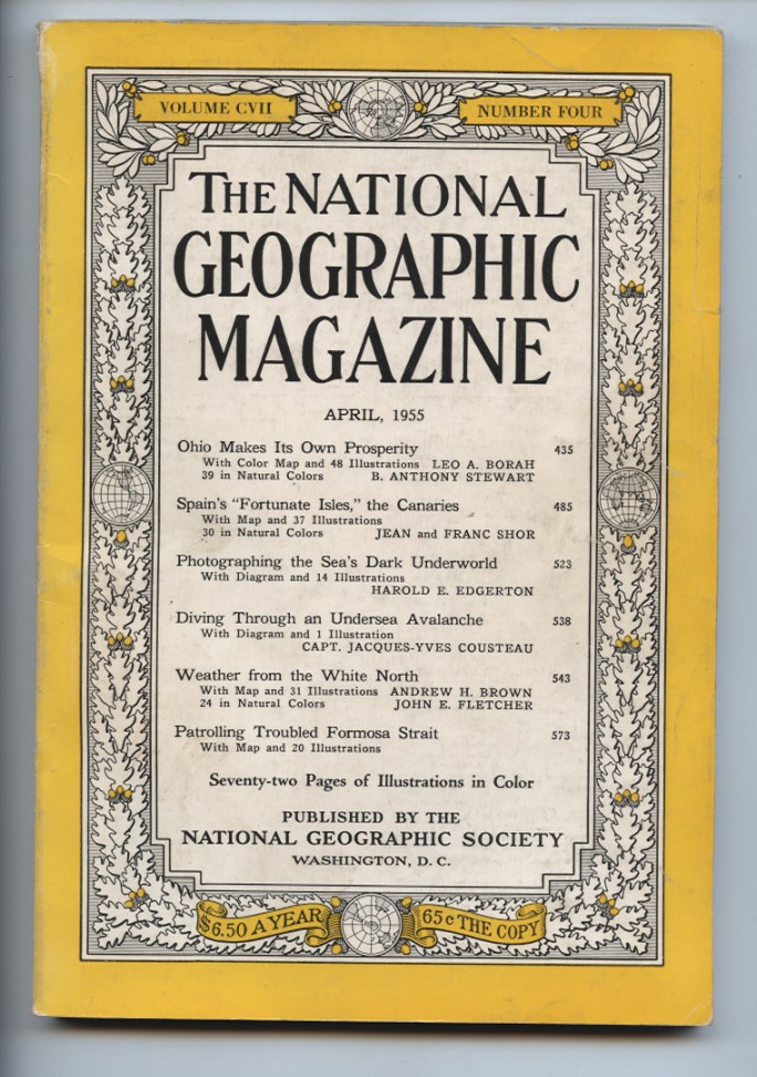 National Geographic Magazine April 1955
