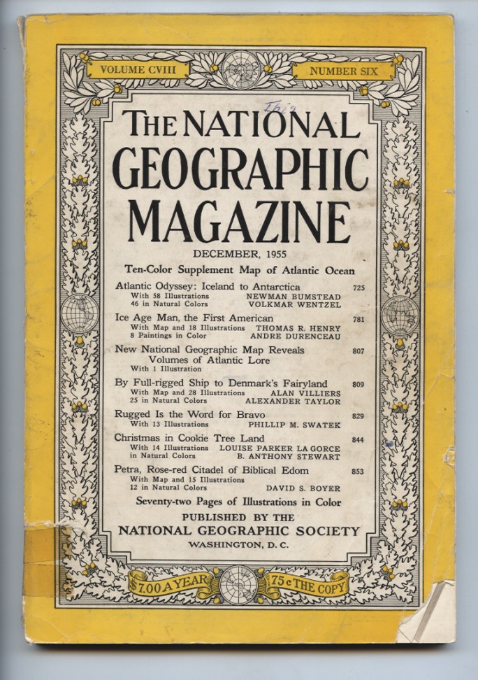 National Geographic Magazine December 1955