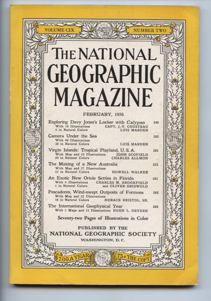 National Geographic Magazine February 1956