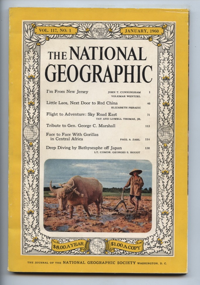 National Geographic Magazine January 1960