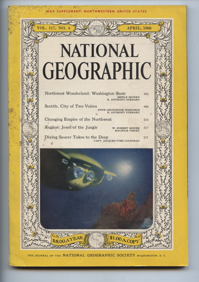 National Geographic Magazine April 1960