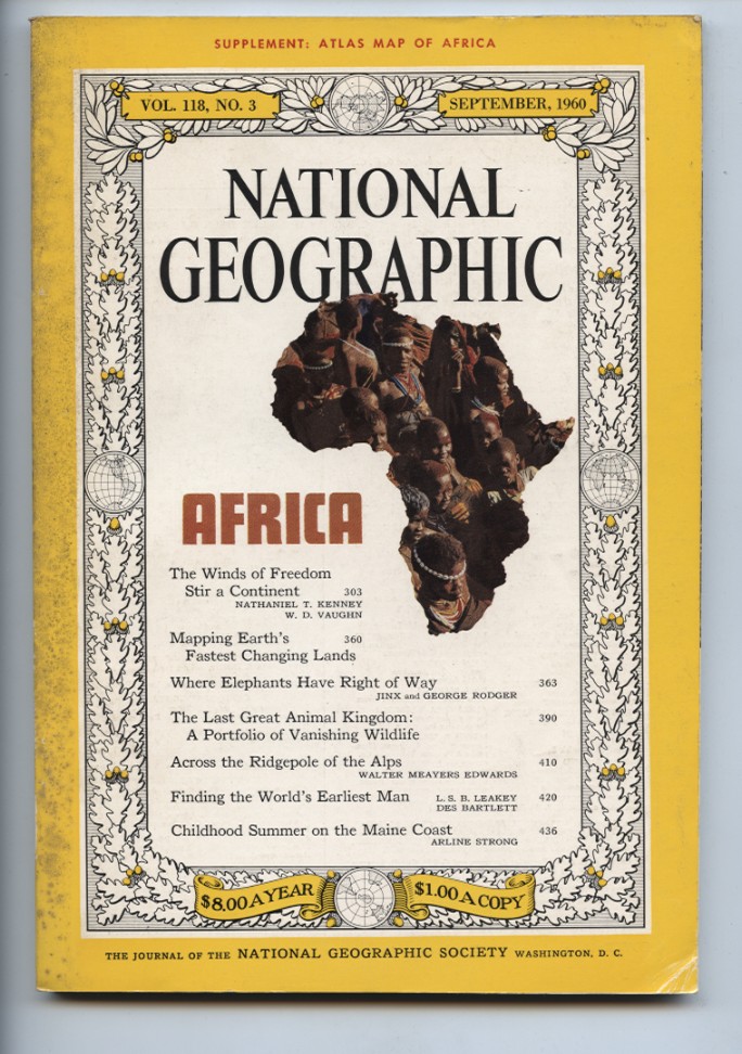 National Geographic Magazine September 1960