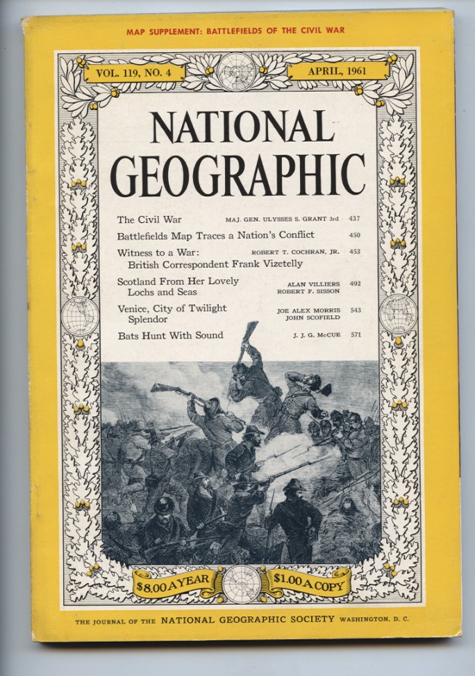 National Geographic Magazine April 1961