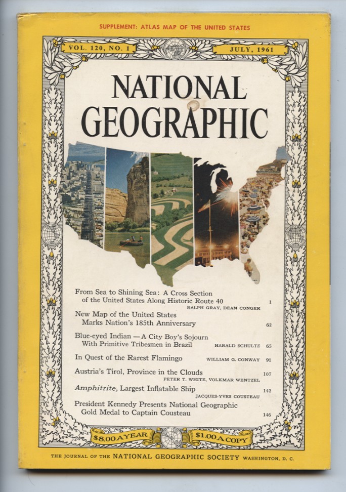 National Geographic Magazine July 1961