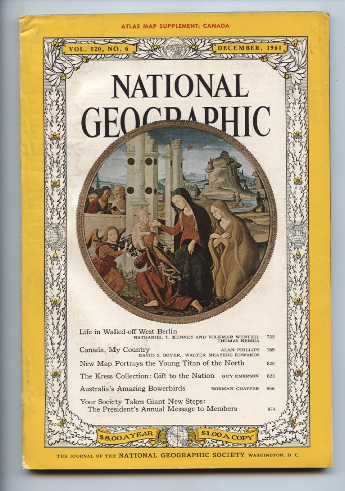 National Geographic Magazine December 1961