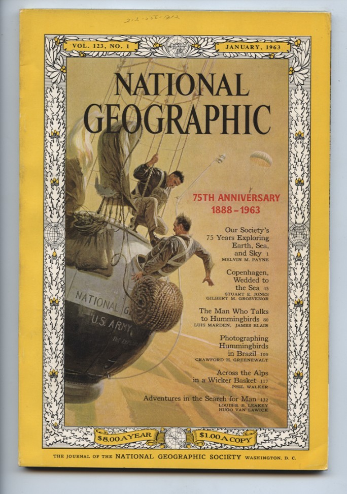 National Geographic Magazine January 1963