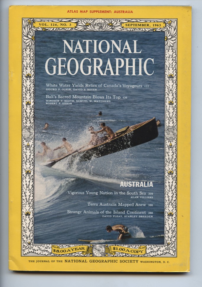 National Geographic Magazine September 1963