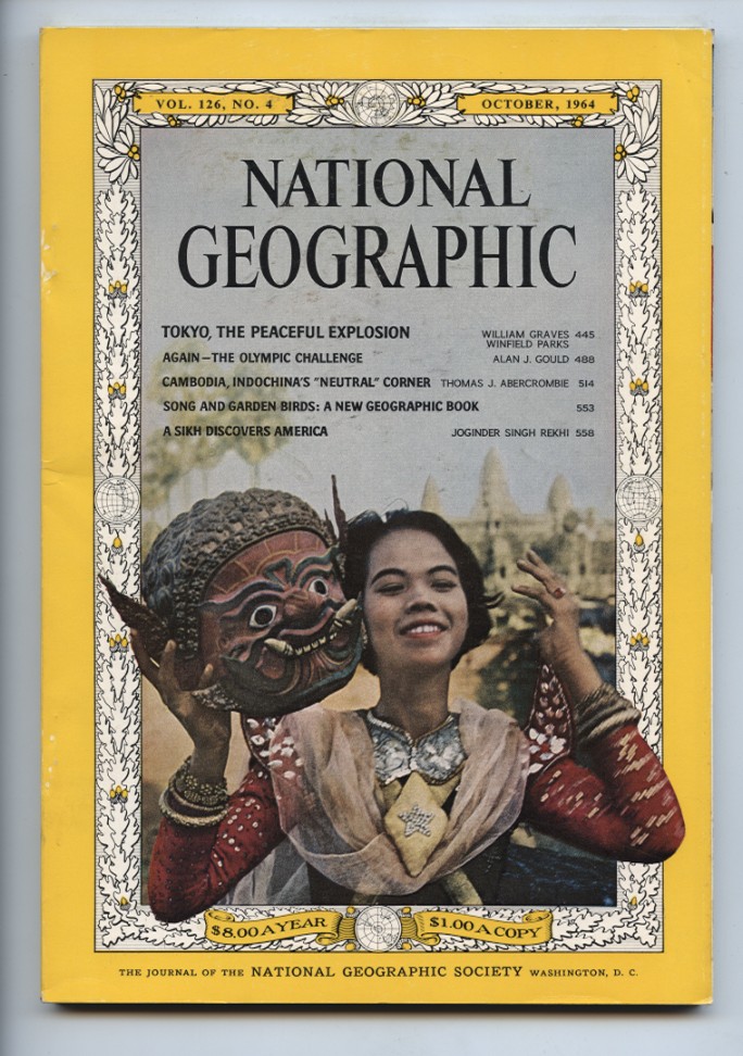 National Geographic Magazine October 1964
