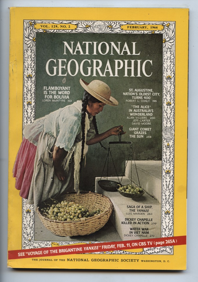 National Geographic Magazine February 1966