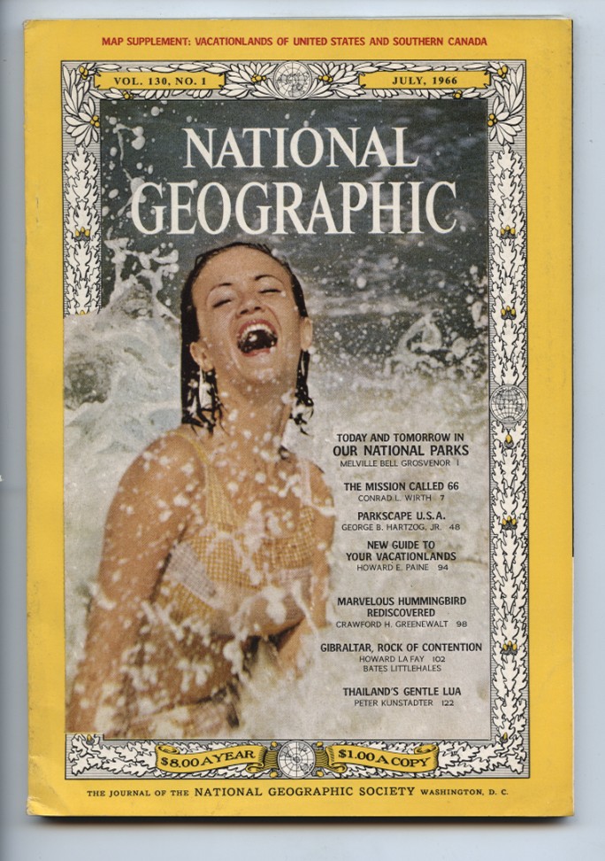 National Geographic Magazine July 1966