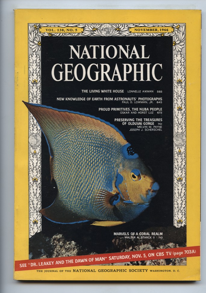 National Geographic Magazine November 1966