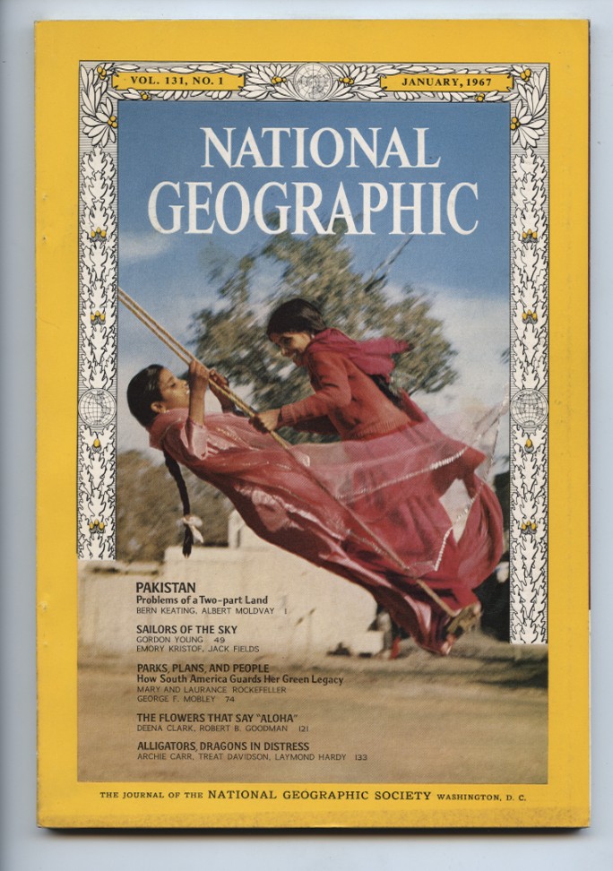 National Geographic Magazine January 1967