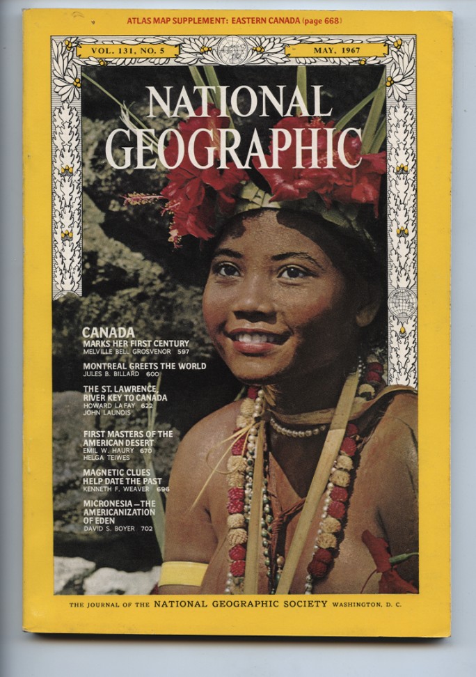 National Geographic Magazine May 1967
