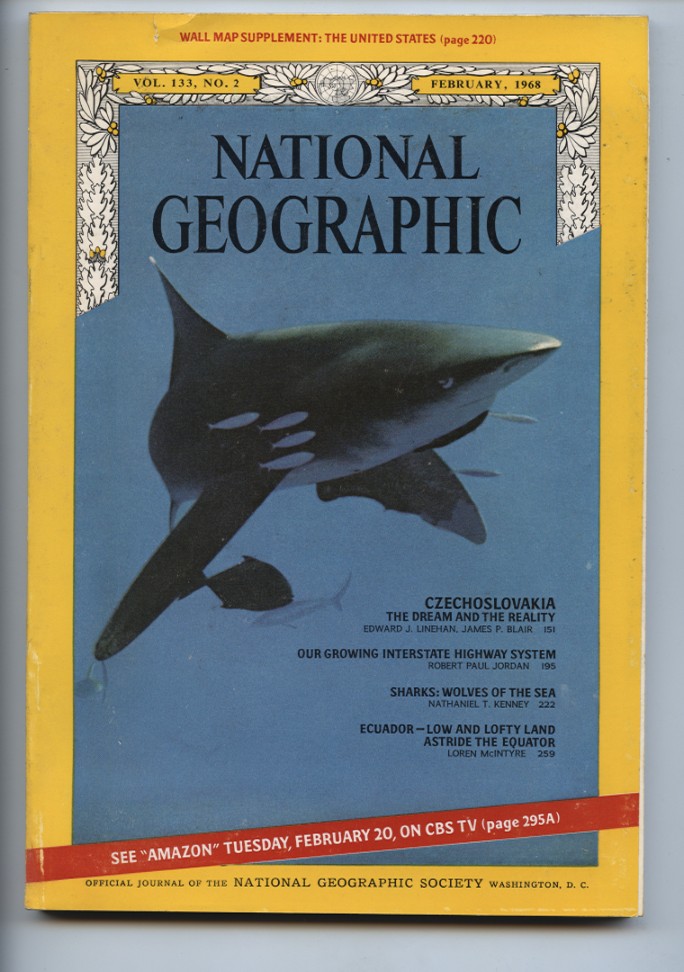 National Geographic Magazine February 1968