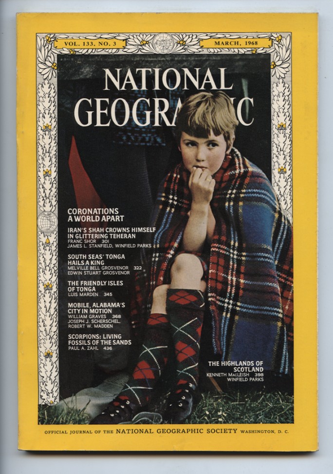 National Geographic Magazine March 1968