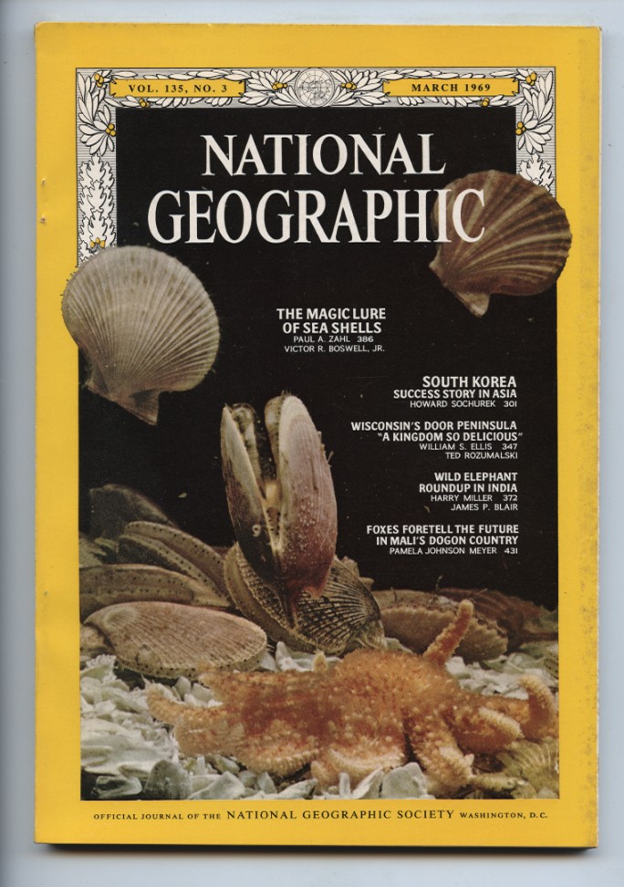 National Geographic Magazine March 1969