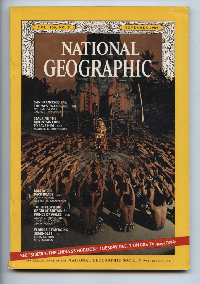 National Geographic Magazine November 1969
