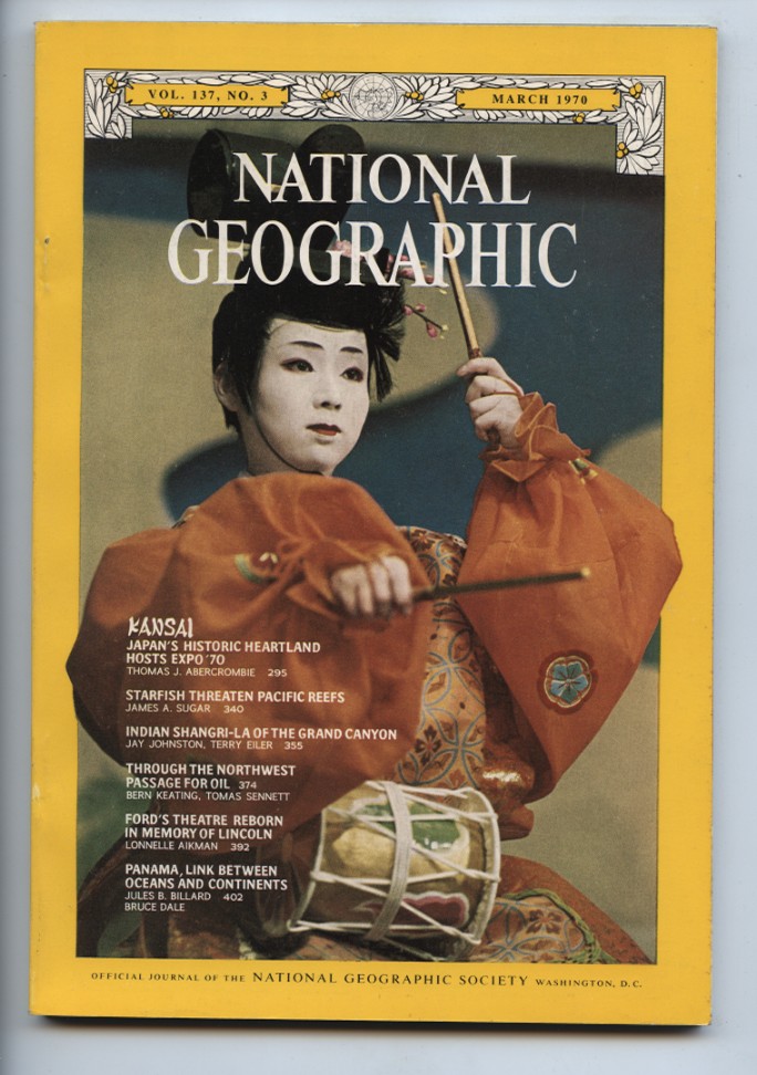 National Geographic Magazine March 1970