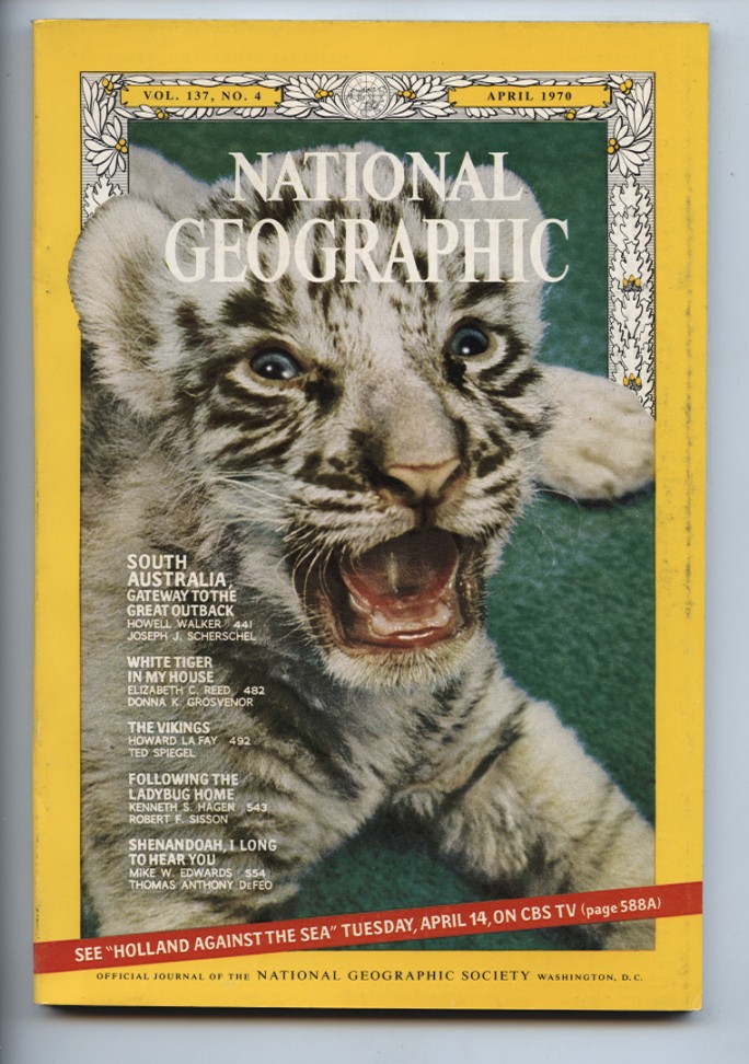 National Geographic Magazine April 1970