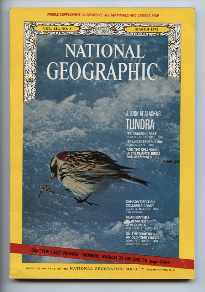 National Geographic Magazine March 1972