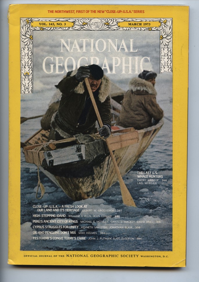 National Geographic Magazine March 1973