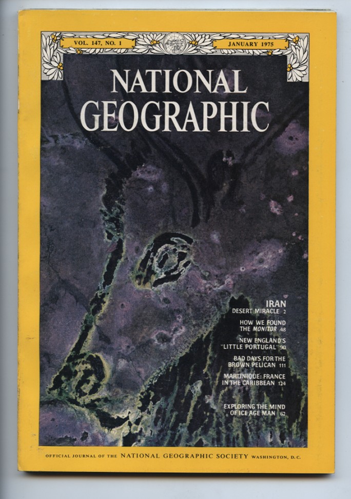 National Geographic Magazine January 1975