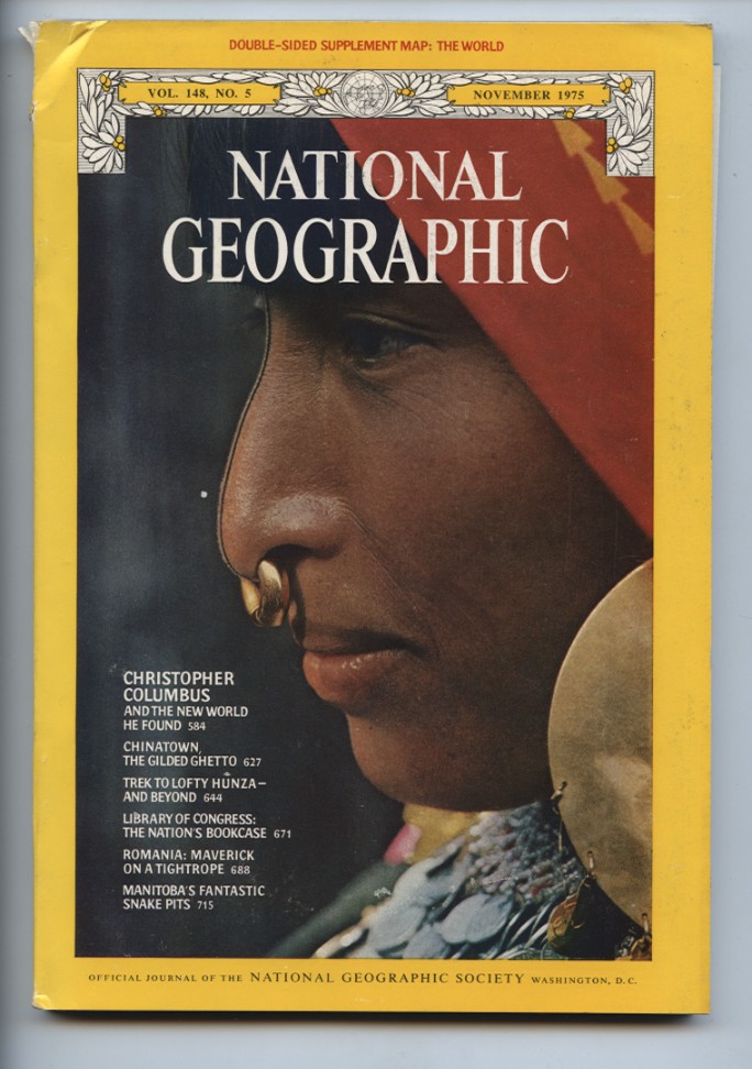 National Geographic Magazine November 1975