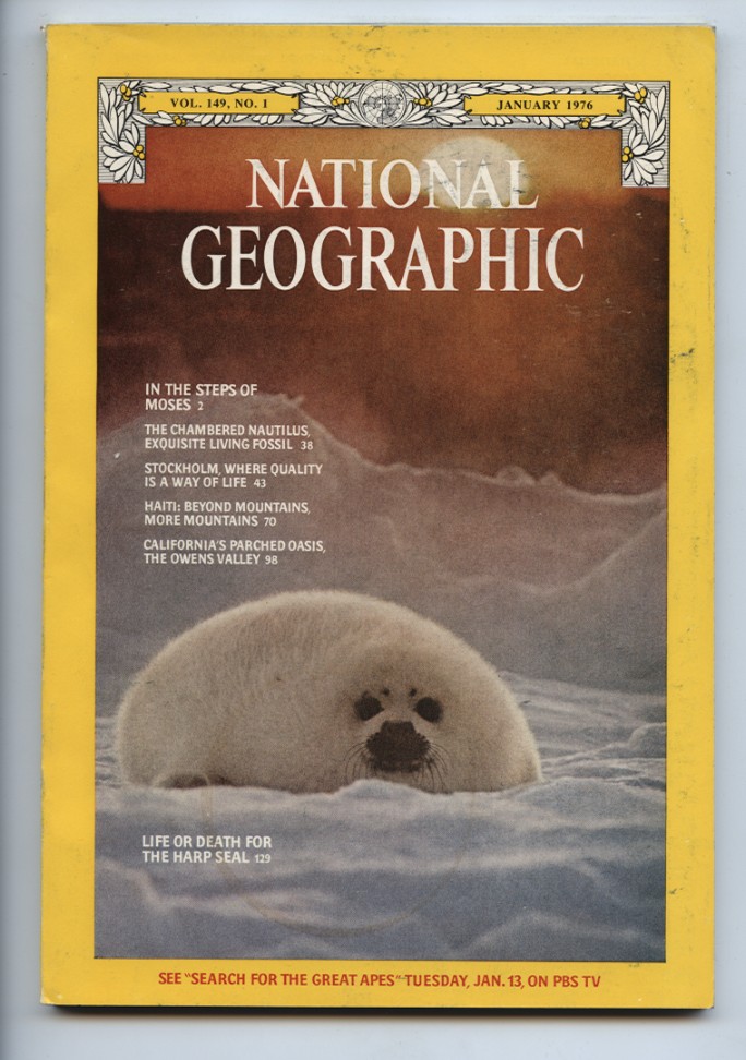 National Geographic Magazine January 1976