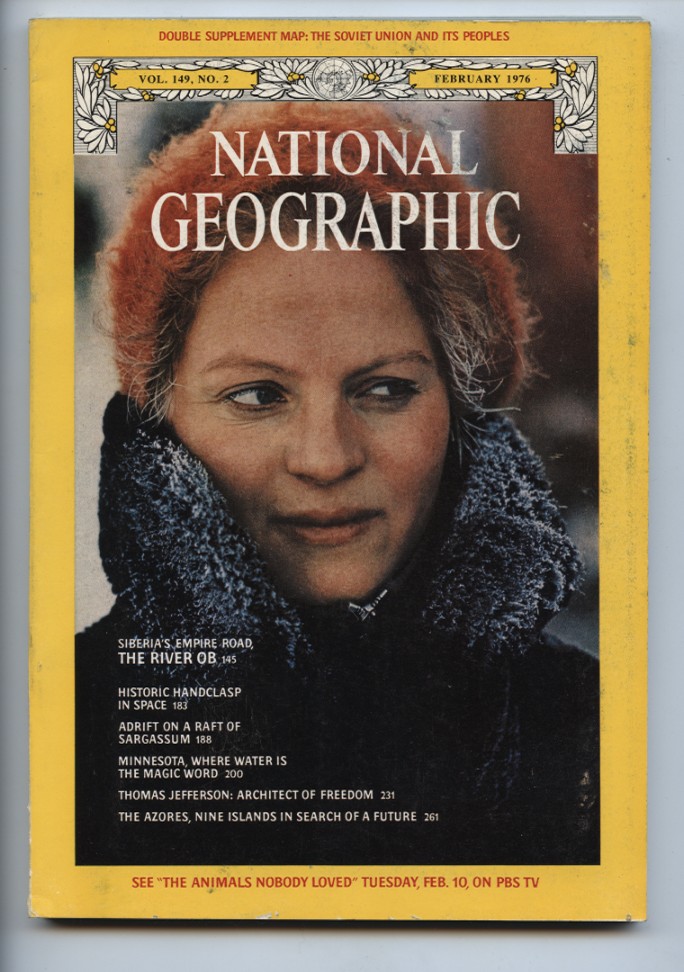 National Geographic Magazine February 1976