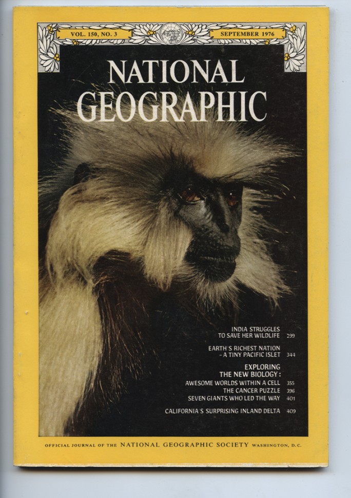 National Geographic Magazine September 1976
