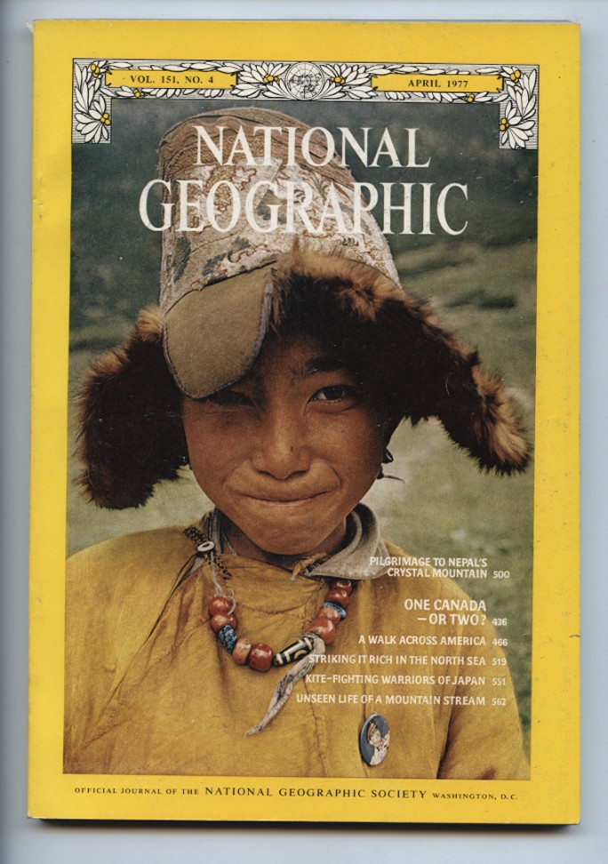 National Geographic Magazine April 1977