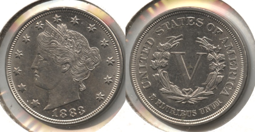 1883 No Cents Liberty Head Nickel AU-55 #h