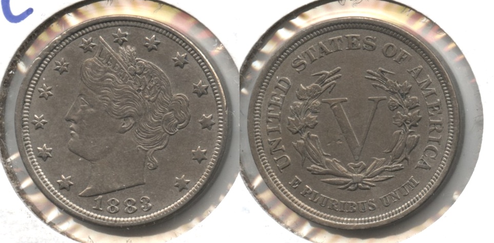 1883 No Cents Liberty Head Nickel AU-55 #i