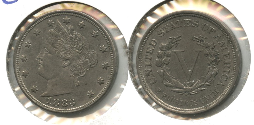 1883 No Cents Liberty Head Nickel EF-40 #av