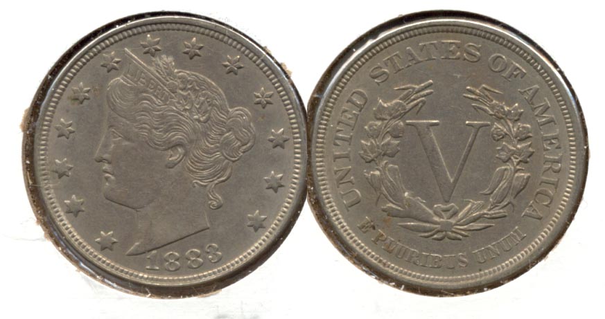 1883 No Cents Liberty Head Nickel EF-40 n
