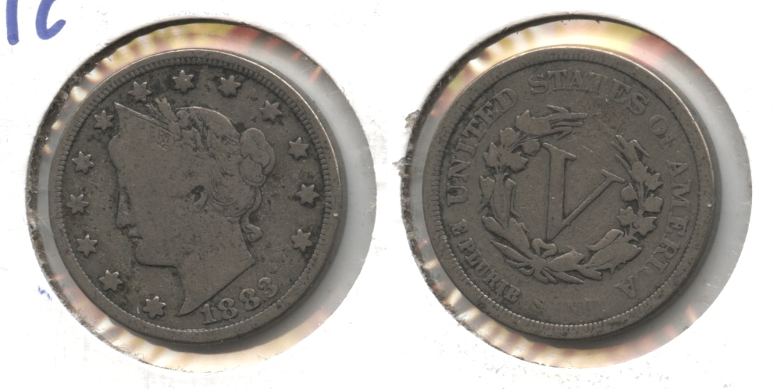 1883 No Cents Liberty Head Nickel VG-8 #f