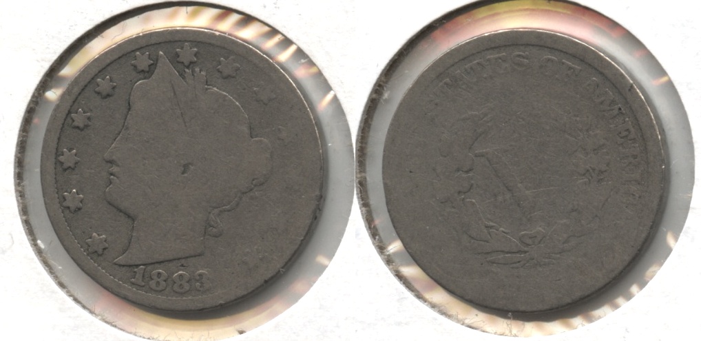 1883 With Cents Liberty Head Nickel Fair-2 #u