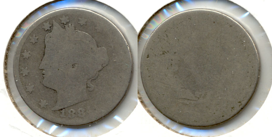 1884 Liberty Head Nickel Fair-2 c