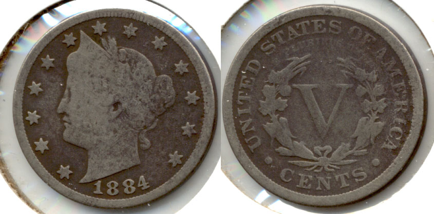 1884 Liberty Head Nickel Good-4 a