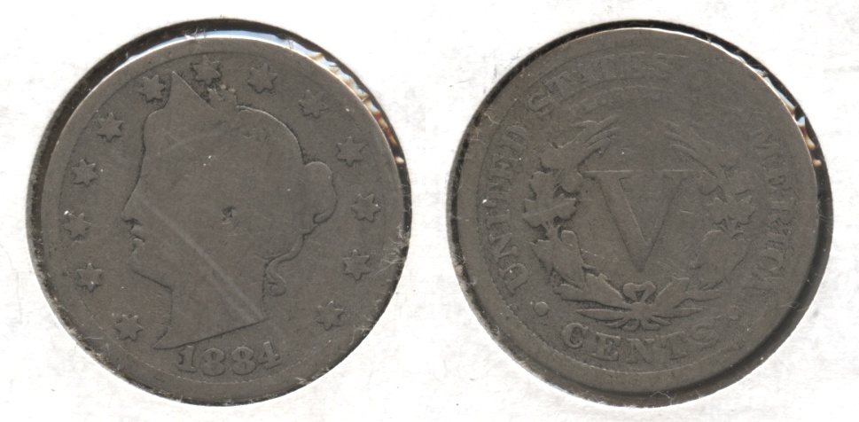 1884 Liberty Head Nickel Good-4 #i