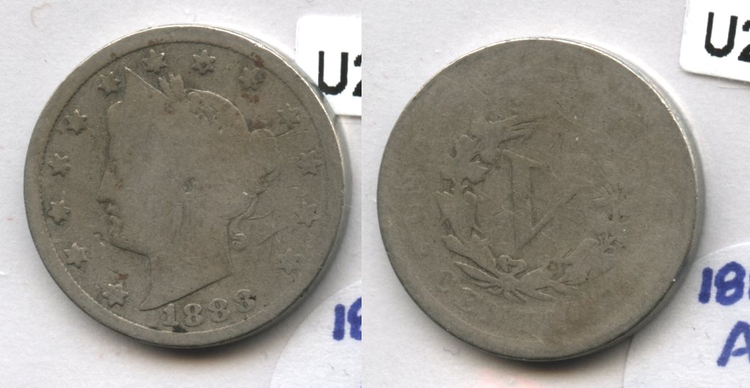 1888 Liberty Head Nickel AG-3 #t
