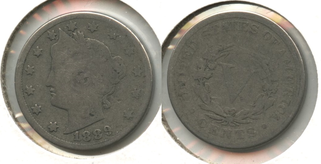 1889 Liberty Head Nickel Good-4 #m