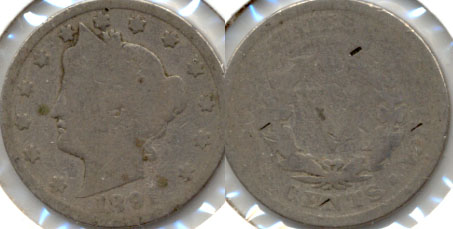 1891 Liberty Head Nickel AG-3 a