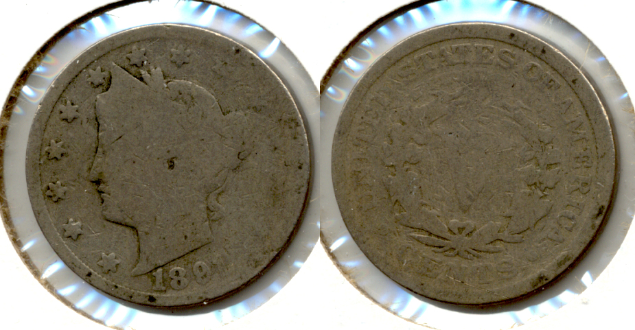 1891 Liberty Head Nickel AG-3 i