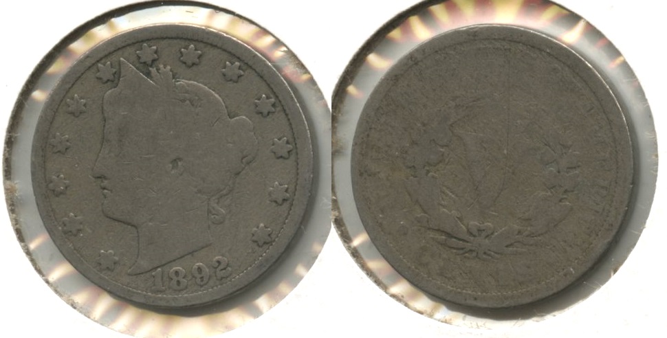 1892 Liberty Head Nickel AG-3 #ae