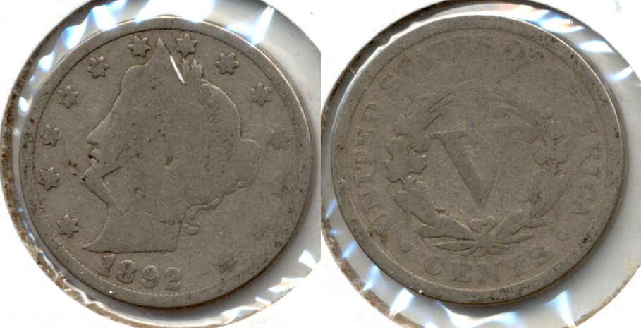 1892 Liberty Head Nickel AG-3 i