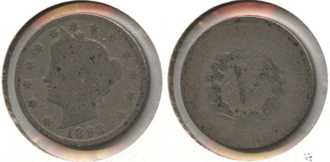 1892 Liberty Head Nickel AG-3 #o