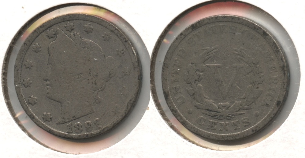1892 Liberty Head Nickel Good-4 #ae